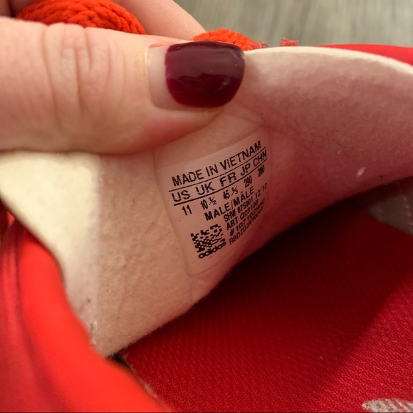 Adidas Gazelle Sneakers Red Size 11 - Picture 6 of 7